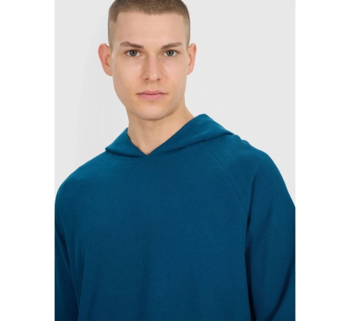 Pánská mikina s kapucí s prvky model 21882656 - 4F Pánská mikina s kapucí s prvky model 21882656 - 4F