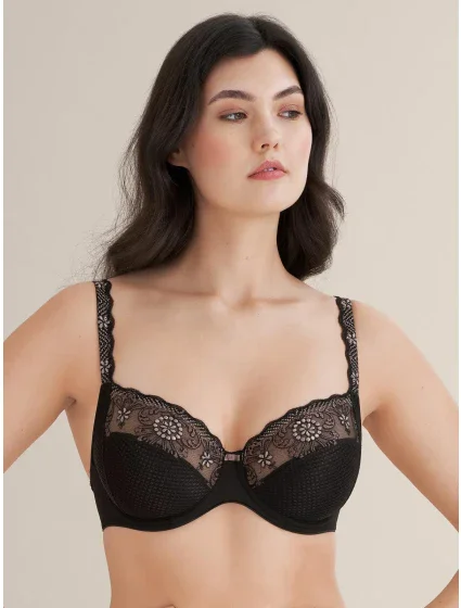 Conturelle 845 Festival 0805845, Bügel-BH 805845 709 cerná
