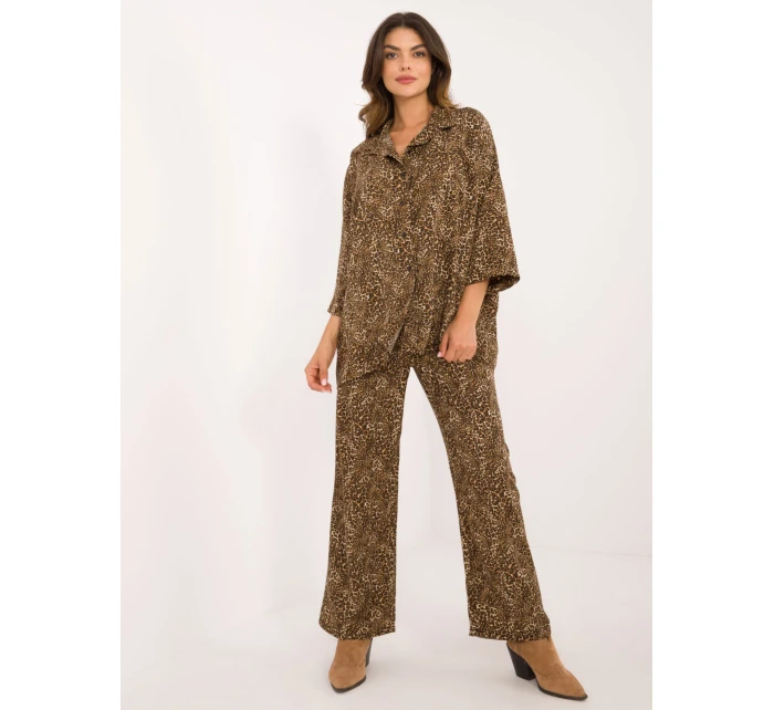 Komplet DHJ KMPL czarno beżowy model 20493310 - FPrice Komplet DHJ KMPL czarno beżowy model 20493310 - FPrice