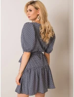 Šaty LK SK 508151.34P tmavě modrá a červená