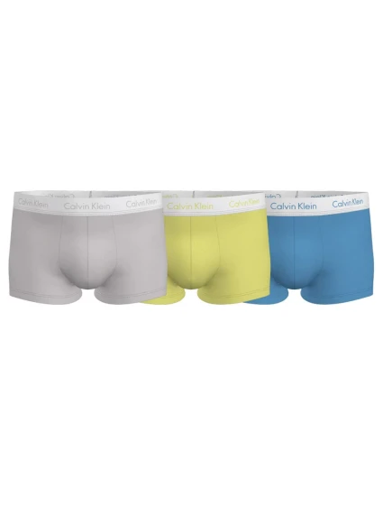 Pánské boxerky - U2664G 1U5 - béžová/žlutá/modrá - Calvin Klein Pánské boxerky - U2664G 1U5 - béžová/žlutá/modrá - Calvin Klein