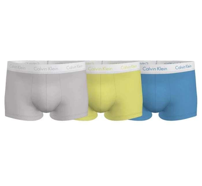 Pánské boxerky - U2664G 1U5 - béžová/žlutá/modrá - Calvin Klein Pánské boxerky - U2664G 1U5 - béžová/žlutá/modrá - Calvin Klein