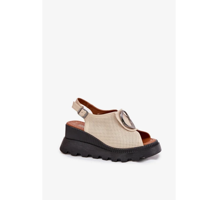 Bota na klínech model 213005 Step in style Bota na klínech model 213005 Step in style