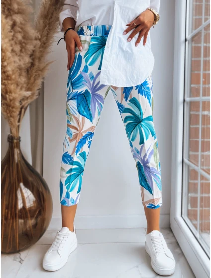 Dámské kalhoty FLOWER GARDEN green FashionStreet UY1473