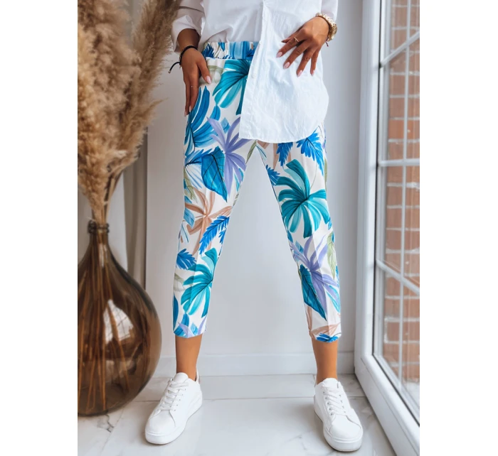 Dámské kalhoty FLOWER GARDEN green FashionStreet UY1473