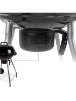 KULOVÝ ZAHRADNÍ GRIL REX STEEL 46CM S POPELNÍKEM