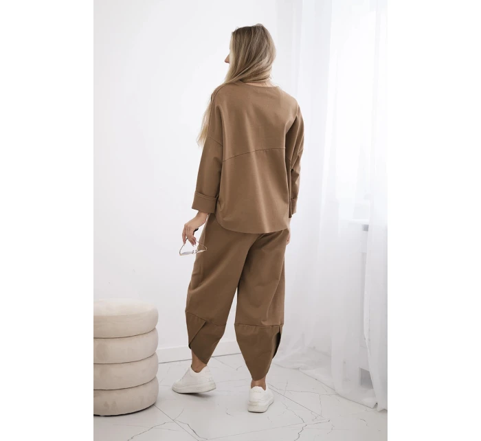 Souprava Punto Milano Winter tepláky + kalhot velbloud Souprava Punto Milano Winter tepláky + kalhot velbloud