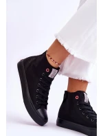 Dámské klasické vysoké tenisky Cross Jeans LL2R4088C černé