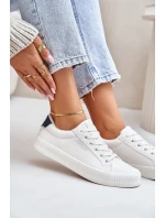 Zateplené Dámské Tenisky Big Star model 21676071 Bílé - Big Star Shoes Zateplené Dámské Tenisky Big Star model 21676071 Bílé - Big Star Shoes