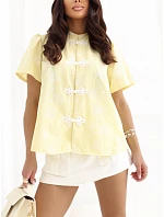 Košile IT KS 97762.02P světle žlutá