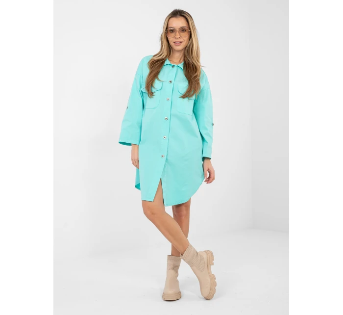 IT SK šaty FL6071.70 tyrkysová IT SK šaty FL6071.70 tyrkysová