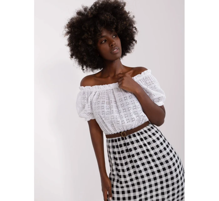 LK SK 506343 šaty.60P bílá a černá