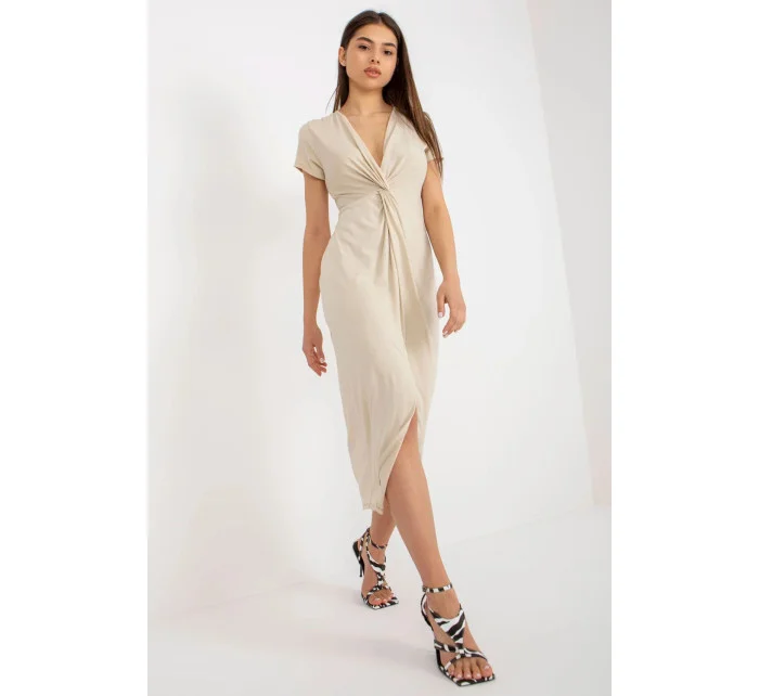 Denní šaty 17302.39 béžové - New Collection