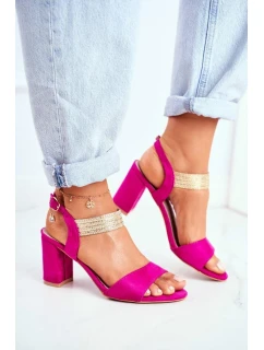 Sandály na podpatku model 196324 Step in style