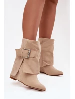 Boty na podpatku model 217186 Step in style Boty na podpatku model 217186 Step in style