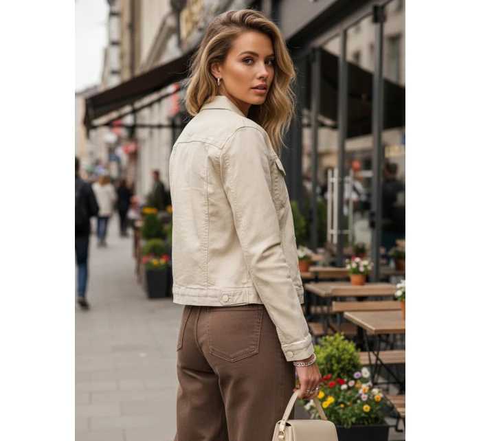 Kurtka damska beżowa model 22014096 - FashionStreet