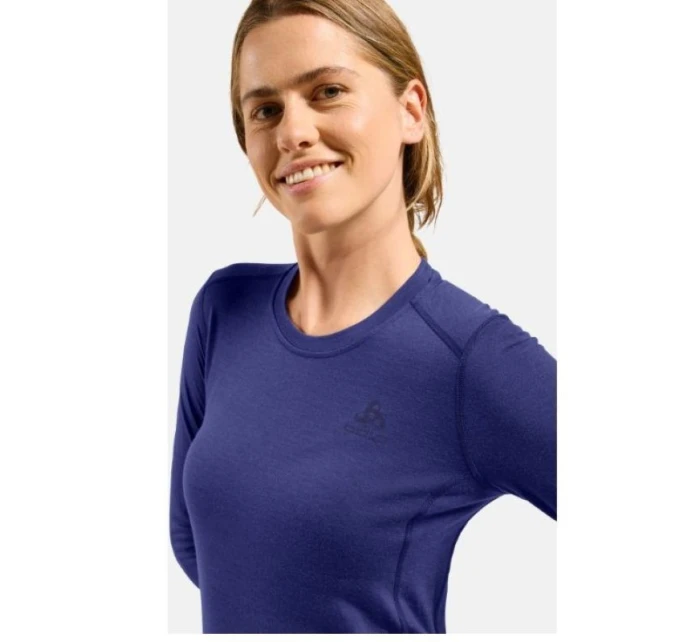 Odlo BL TOP spodní prádlo s dlouhým rukávem l/s MERINO 200 velikost S Blue