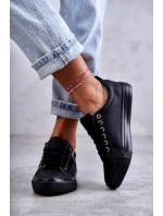 Dámské tenisky Kožené Big Star model 21594380 Černá - Big Star Shoes Dámské tenisky Kožené Big Star model 21594380 Černá - Big Star Shoes