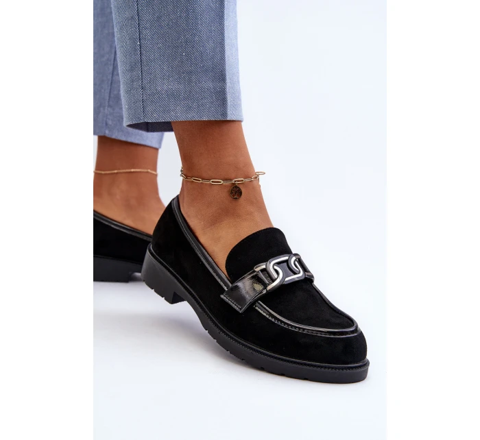 Dámské semišové mokasíny S.Barski HY350A