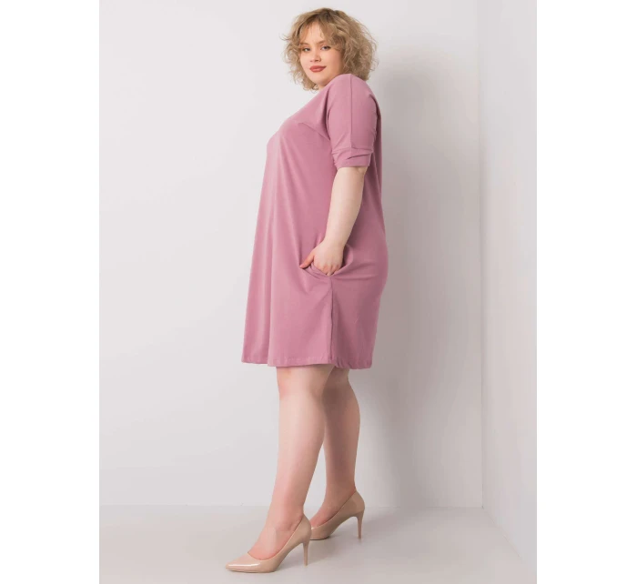 Šaty RV SK 6639.02X tmavě růžová