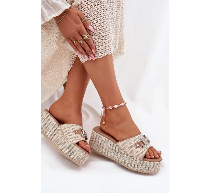 Pantofle model 213950 Step in style Pantofle model 213950 Step in style