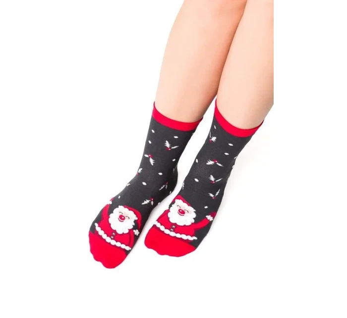 Ponožky Steven art.136 Świąteczne damskie 35-40