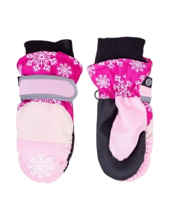 YOCLUB REN-0312G Dívčí lyžařské rukavice