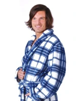 Pánský župan 2132 Ryan kostkovaný - Vestis