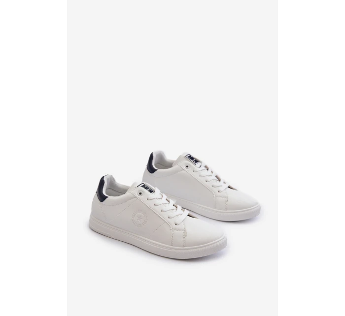 Nízké pánské tenisky z ekologické kůže Big Star NN174282 bílé