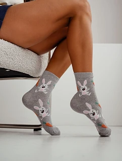 Dámské ponožky Šedé a model 22044900 - Milena