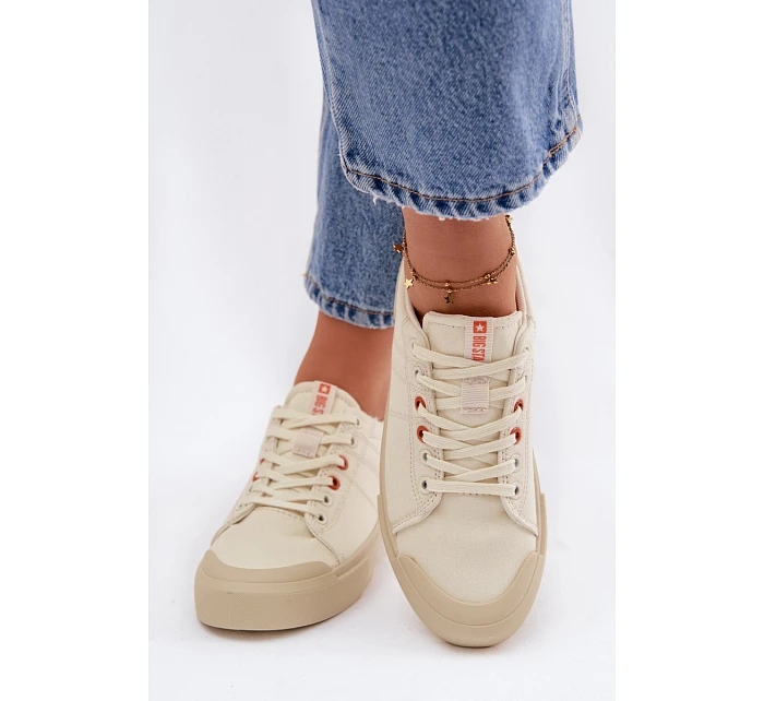 Dámské tenisky Big Star model 22100139 Memory Foam System Béžové - Big Star Shoes Dámské tenisky Big Star model 22100139 Memory Foam System Béžové - Big Star Shoes