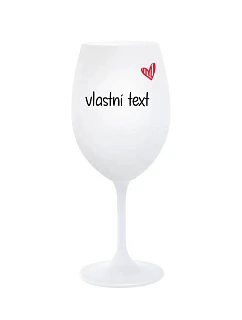 Vlastní text na sklenici