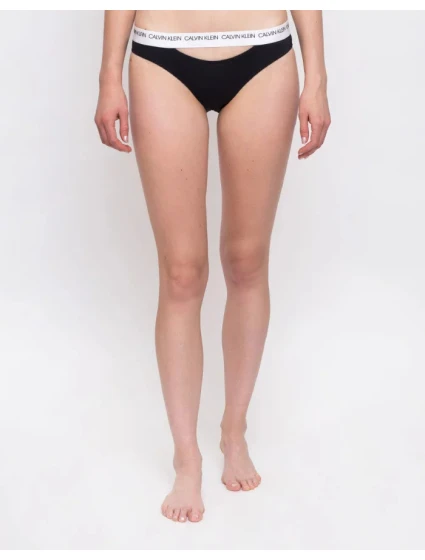 Spodní díl plavek KW0KW00658-BEH černobílá - Calvin Klein