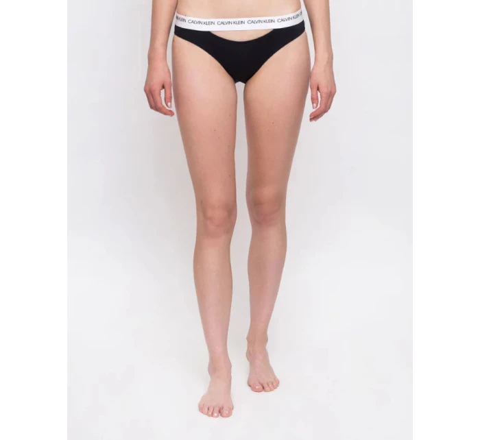 Spodní díl plavek KW0KW00658-BEH černobílá - Calvin Klein