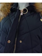 Dámská zimní bunda W703 černá - MHM