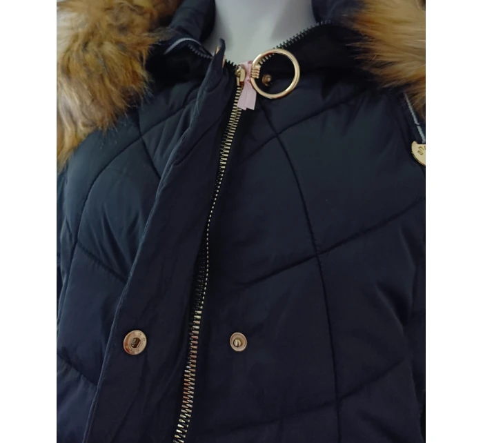 Dámská zimní bunda W703 černá - MHM