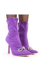 Boty na podpatku model 218552 Solea Boty na podpatku model 218552 Solea