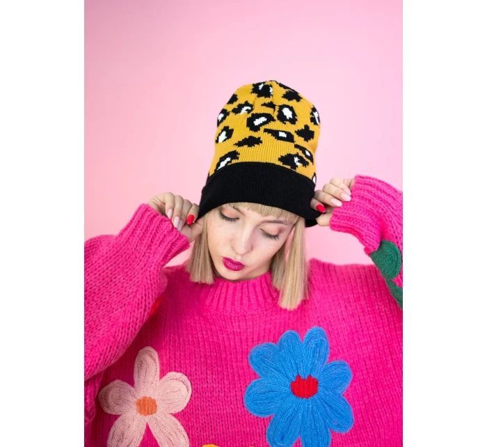 Dámská čepice model 18896120 Hipster Panther - Art of polo Dámská čepice model 18896120 Hipster Panther - Art of polo