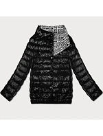Lehce zateplená oboustranná bunda do boků Goodlookin black (P21-7213/7212-1)