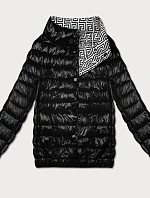 Lehce zateplená oboustranná bunda do boků Goodlookin black (P21-7213/7212-1)
