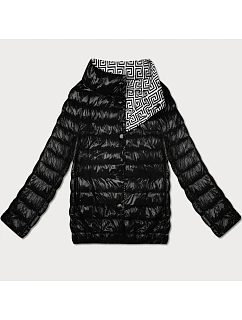 Lehce zateplená oboustranná bunda do boků Goodlookin black (P21-7213/7212-1)