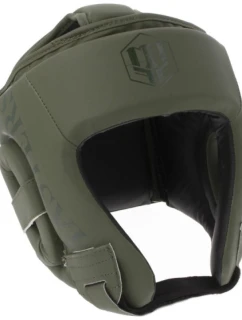 Boxerská přilba MASTERS KTOP-PU-MATT "M" zelená