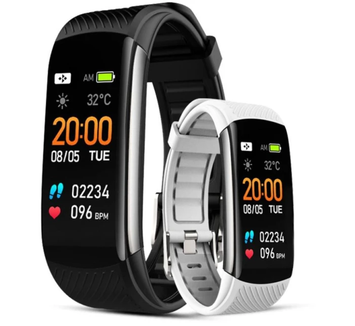 GIEWONT Smartwatch Black and White 2 Stripes GW200-2 GIEWONT Smartwatch Black and White 2 Stripes GW200-2