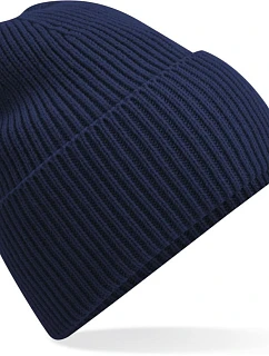 Beechfield B 384R Dlouhá pletená čepice s manžetou 53.384R oxford navy