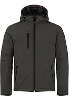 Clique Padded Hooded Softshell Men Pánská zateplená softshellová bunda s kapucí 67.0952 dark grey Clique Padded Hooded Softshell Men Pánská zateplená softshellová bunda s kapucí 67.0952 dark grey