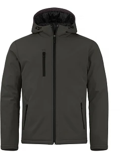 Clique Padded Hooded Softshell Men Pánská zateplená softshellová bunda s kapucí 67.0952 dark grey