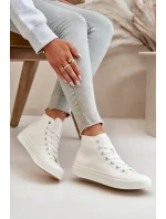 Dámské Zateplené Tenisky Z Eko Kůže Bílé Big Star model 21669546 - Big Star Shoes Dámské Zateplené Tenisky Z Eko Kůže Bílé Big Star model 21669546 - Big Star Shoes