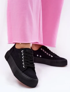 Dámské Textilní Tenisky Big Star RR274403 Černé
