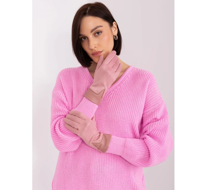 Rukavice AT RK 239507.94P světle růžová