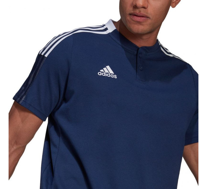 Pánské polo tričko Tiro 21 M GH4462 Tmavě modrá - Adidas